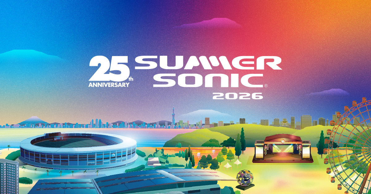 SUMMER SONIC 2026 OSAKA キービジュアル