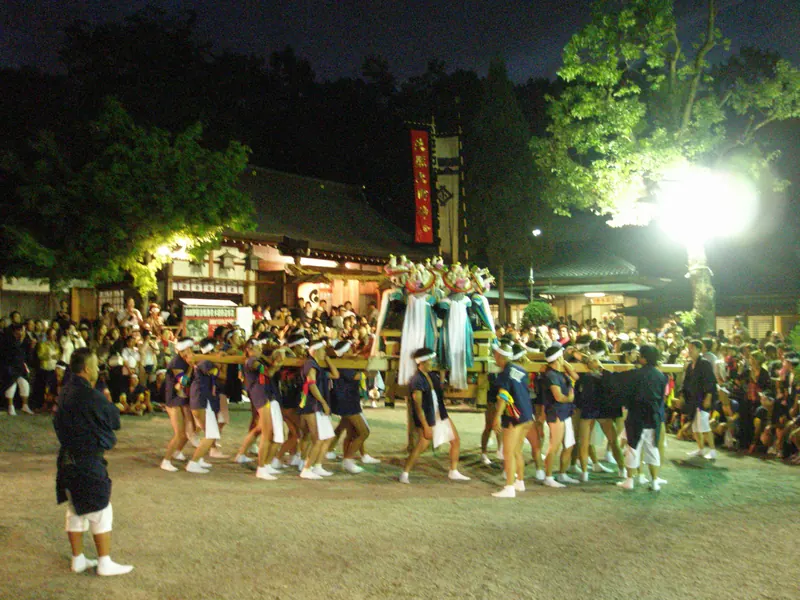 가을 축제의 다이코 미코시(2006년)