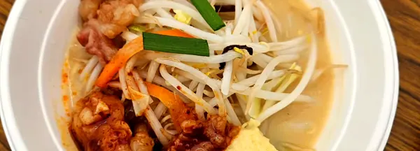 ラーメンEXPO 2025 Fishimen（埼玉）の牛ホル濃厚味噌タンメン 魚×牛のWスープ
