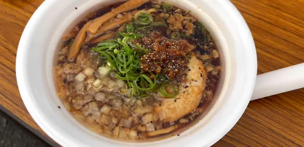 ラーメンEXPO 2025 セアブラーメン東中八（東京）の背脂醤油ラーメン