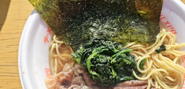 ラーメンEXPO 2025 宮崎らーめん椛（宮崎）の宮崎牛牛骨醤油らーめん